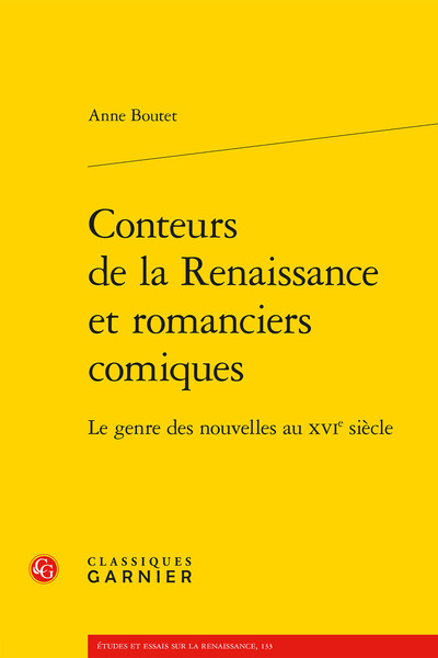 Picture of Conteurs de la Renaissance et romanciers comiques