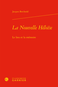 Picture of La Nouvelle Héloïse