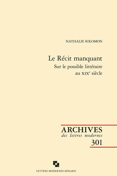 Picture of Le Récit manquant