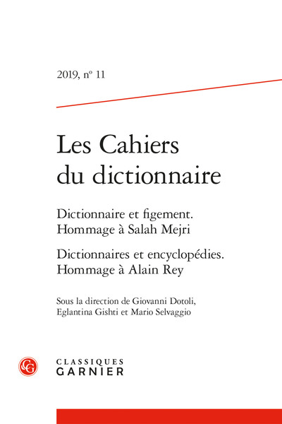 Picture of Les Cahiers du dictionnaire