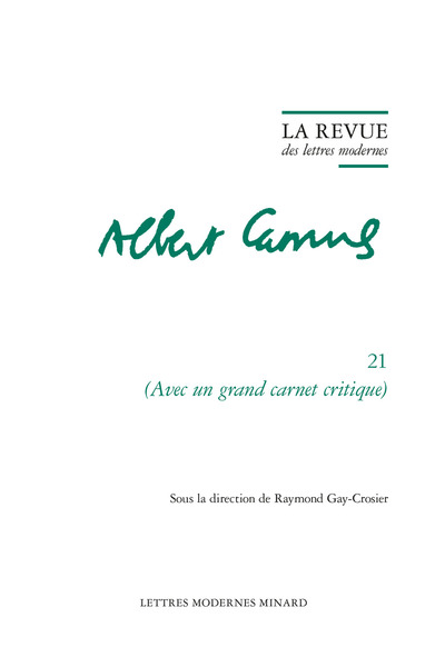 Picture of La Revue des lettres modernes
