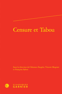 Picture of Censure et Tabou