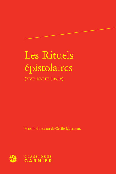 Picture of Les Rituels épistolaires
