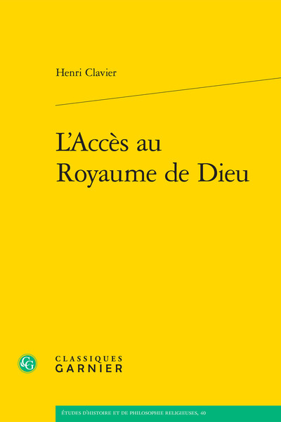 Image de L'Accès au Royaume de Dieu
