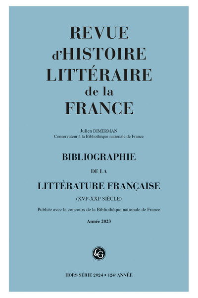 Picture of Bibliographie de la littérature française
