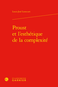 Picture of Proust et l'esthétique de la complexité