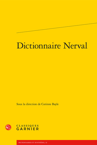Image de Dictionnaire Nerval