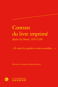 Image de Contrats du livre imprimé