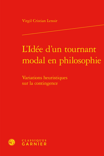 Picture of L'Idée d'un tournant modal en philosophie