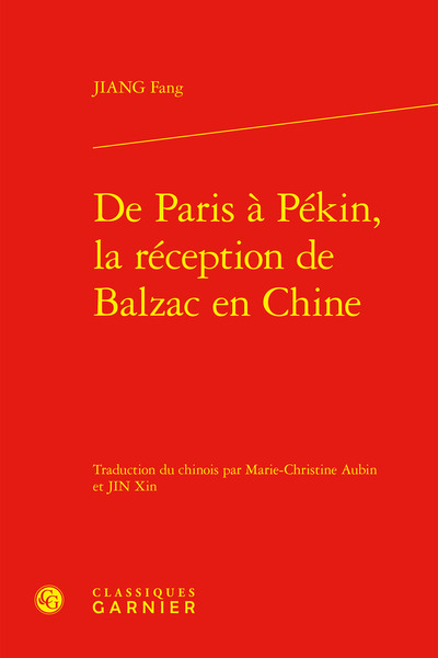 Image de De Paris à Pékin, la réception de Balzac en Chine