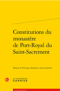 Picture of Constitutions du monastère de Port-Royal du Saint-Sacrement