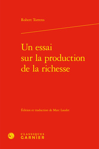 Image de Un essai sur la production de la richesse