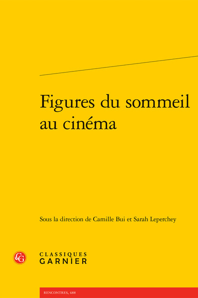 Picture of Figures du sommeil au cinéma