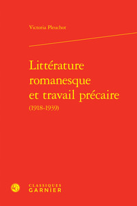 Picture of Littérature romanesque et travail précaire