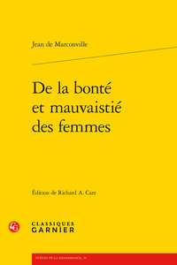 Picture of De la bonté et mauvaistié des femmes