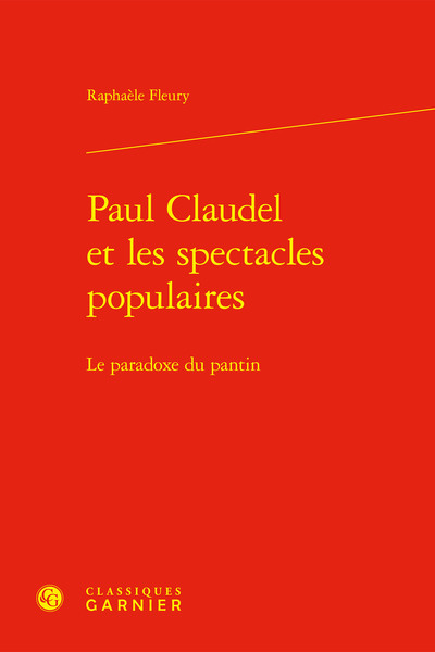 Picture of Paul Claudel et les spectacles populaires