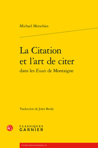 Picture of La Citation et l'art de citer