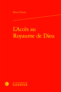 Image de L'Accès au Royaume de Dieu