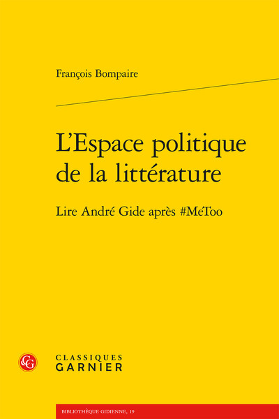 Picture of L'Espace politique de la littérature