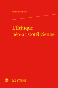 Picture of L'Éthique néo-aristotélicienne