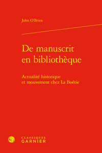 Picture of De manuscrit en bibliothèque