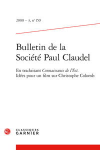 Picture of Bulletin de la Société Paul Claudel