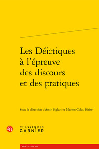 Picture of Les Déictiques à l'épreuve des discours et des pratiques
