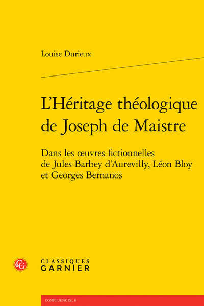 Picture of L'Héritage théologique de Joseph de Maistre