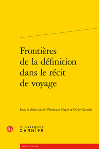 Image de Frontières de la définition dans le récit de voyage