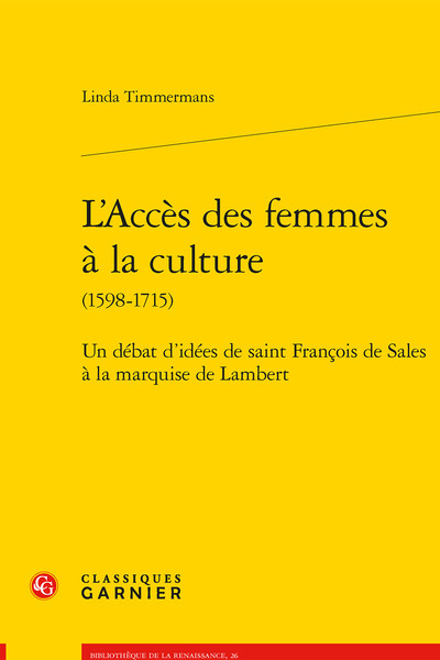 Picture of L'Accès des femmes à la culture
