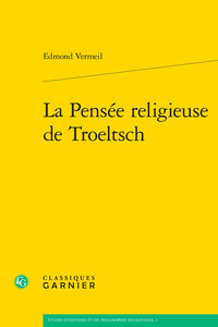 Image de La Pensée religieuse de Troeltsch