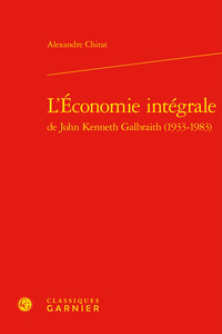 Image de L'Économie intégrale