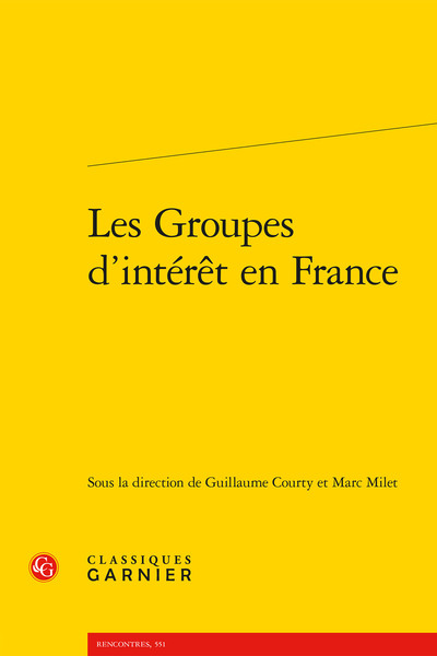 Image de Les Groupes d'intérêt en France