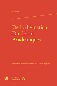 Image de De la divination - Du destin - Académiques