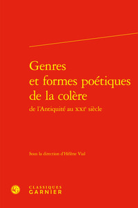 Picture of Genres et formes poétiques de la colère