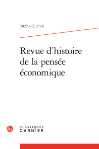 Image de Revue d'histoire de la pensée économique