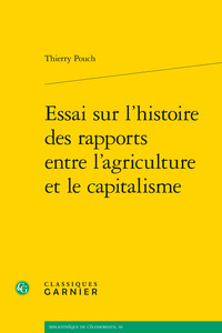 Image de Essai sur l'histoire des rapports entre l'agriculture et le capitalisme