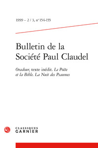 Picture of Bulletin de la Société Paul Claudel