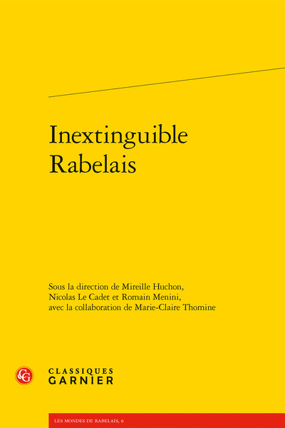 Image de Inextinguible Rabelais
