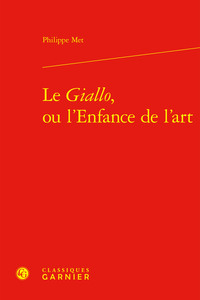 Picture of Le Giallo, ou l'Enfance de l'art