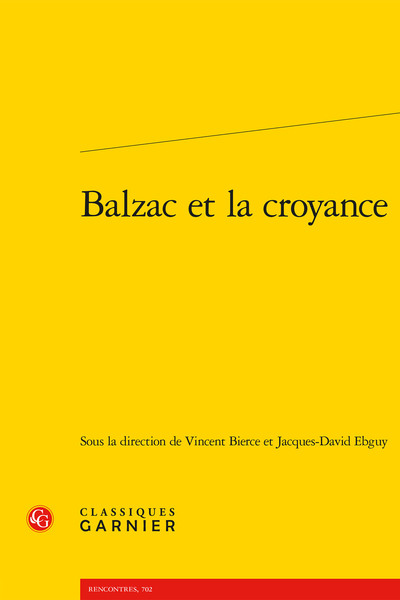 Image de Balzac et la croyance