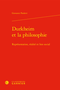 Picture of Durkheim et la philosophie
