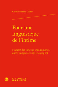 Image de Pour une linguistique de l'intime