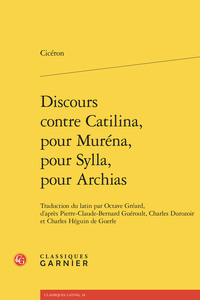 Picture of Discours contre Catilina, pour Muréna, pour Sylla, pour Archias