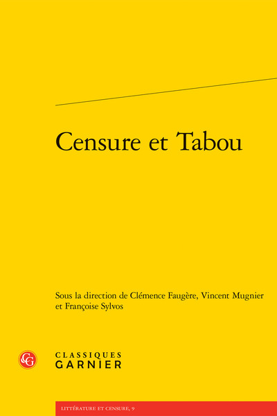 Picture of Censure et Tabou