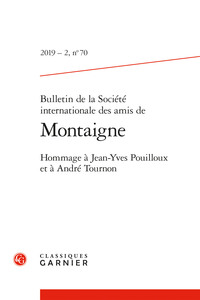 Picture of Bulletin de la Société internationale des amis de Montaigne