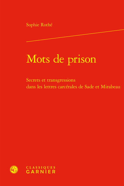 Picture of Mots de prison