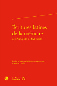 Picture of Écritures latines de la mémoire