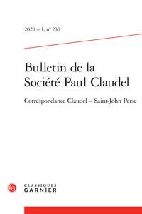 Picture of Bulletin de la Société Paul Claudel