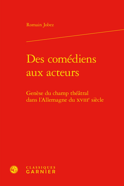 Picture of Des comédiens aux acteurs